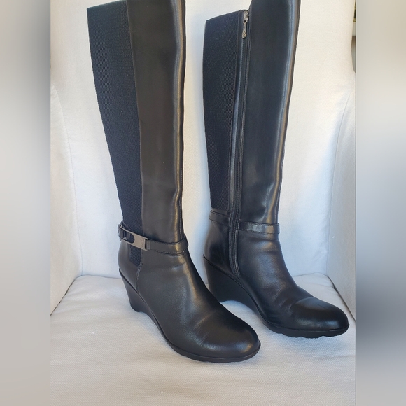 BLONDO 'Laina' waterproof tall riding boots Size 6.5 black - Picture 2 of 10
